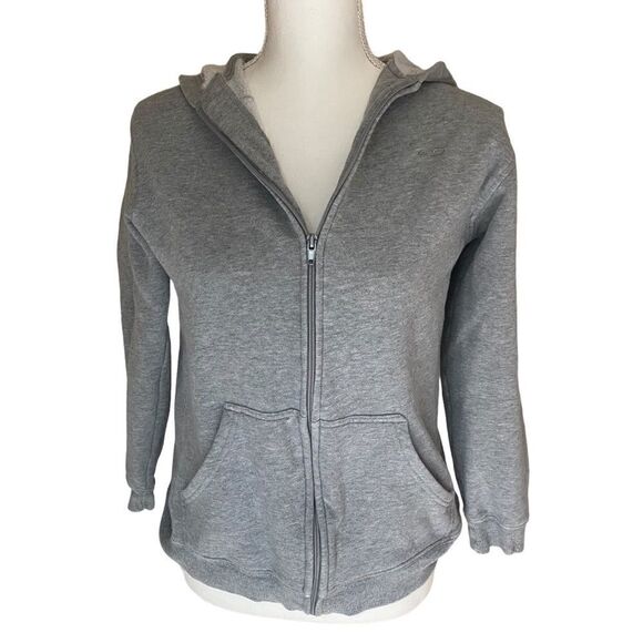 Champion Grey Hoodie Sweatshirt Size Large - Picture 1 of 3